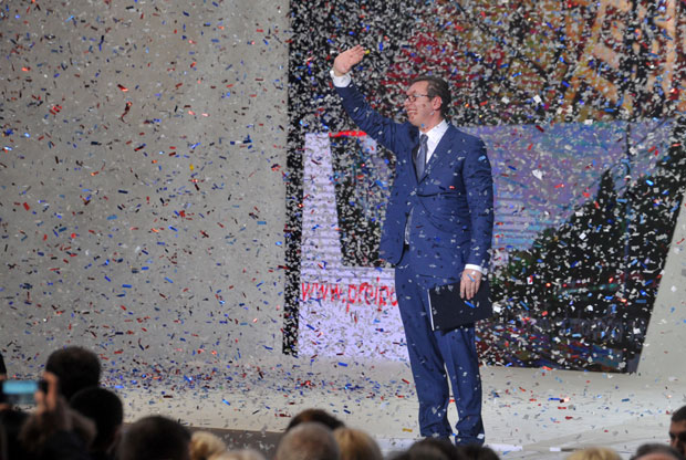 Радојичић: Имамо најбољи тим; Вучић: Идемо на убедљиву победу и апсолутну већину